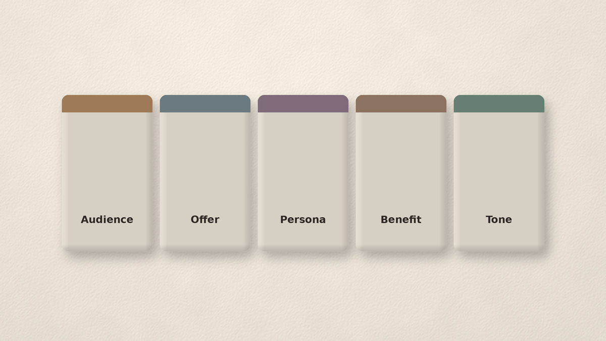 Brand DNA fields feeding a filtered Reels template card